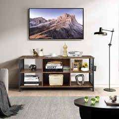 Tangkula Mid Century Modern TV Stand for 65 inch TV