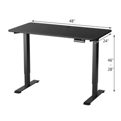 Tangkula Electric Standing Desk, Height Adjustable Motorized Office Desk