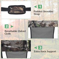 Turkey Hunting Chair, Folding Low-profile Turkey Hunting Seat