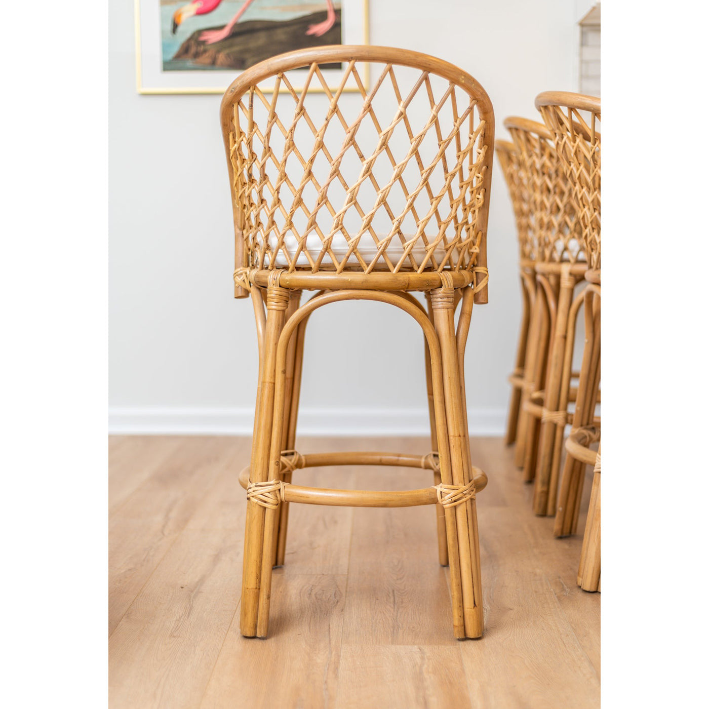 Croydon Counter Height Rattan Stool