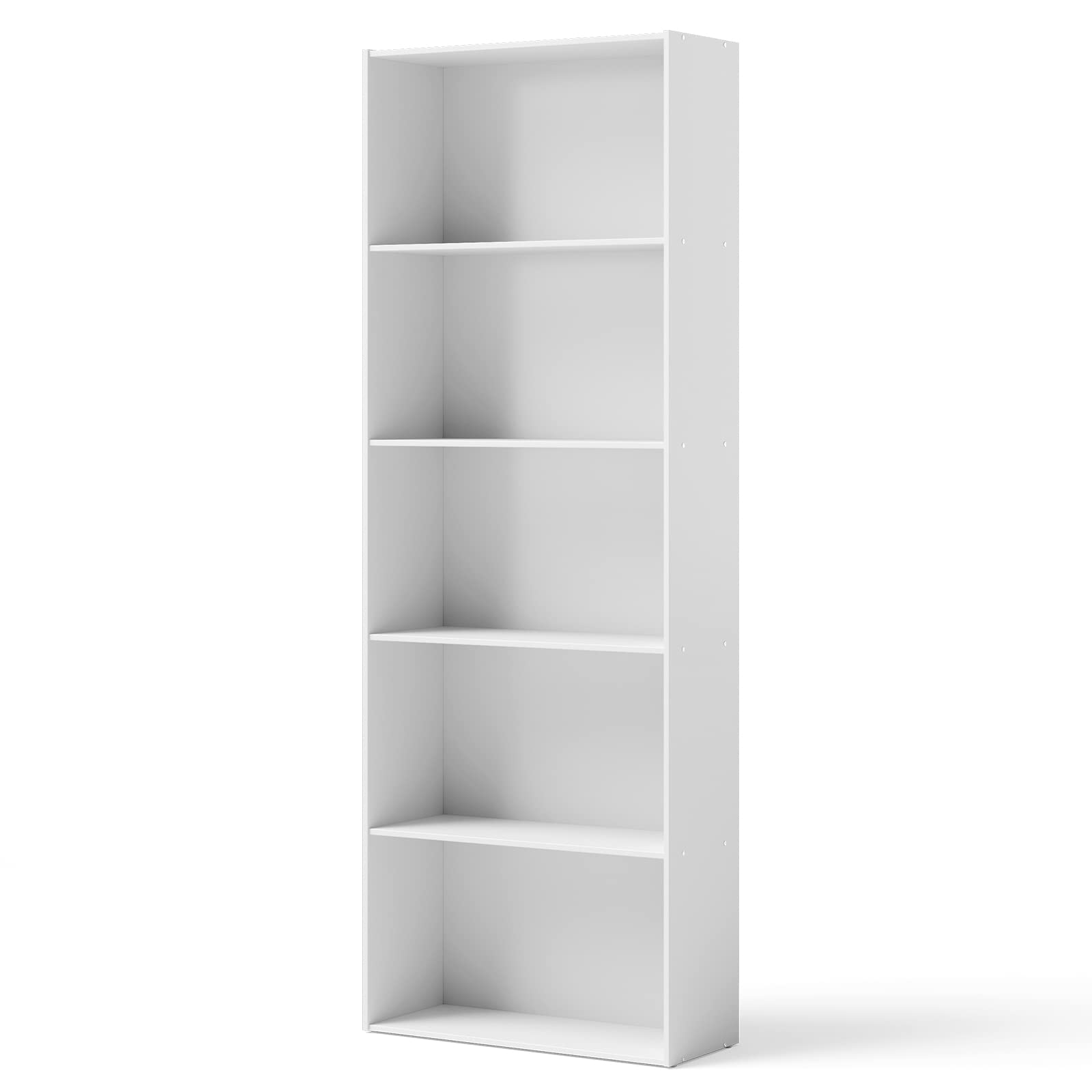 Tangkula 5-Shelf Bookcase, 23.5''L x 9.5''W x 67''H