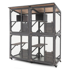 Tangkula Catio Outdoor Cat Enclosure Large