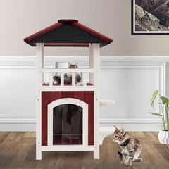 Tangkula Outdoor Cat House