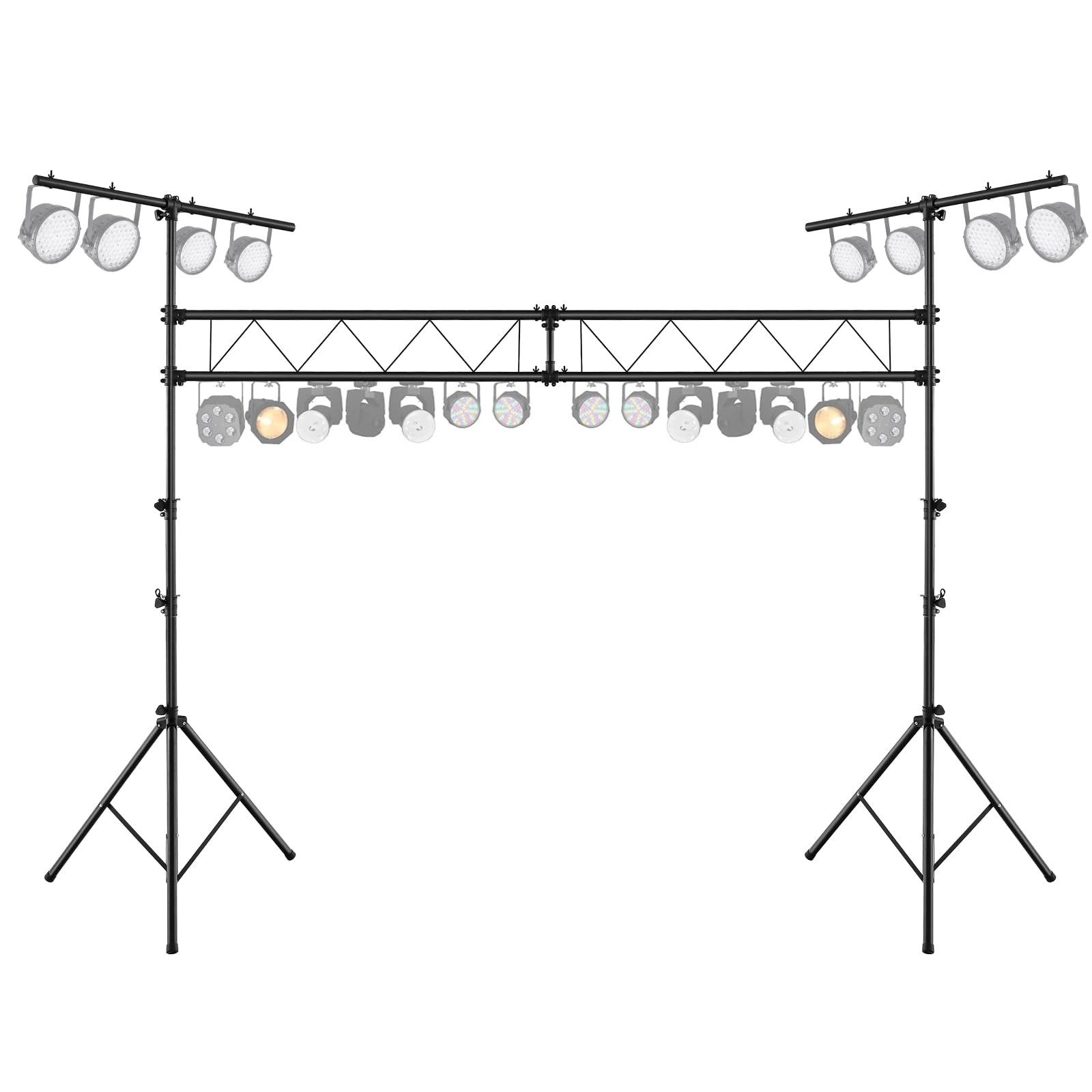 Tangkula Stage Lighting Stand, 14FT Lighting Truss System w/32 Lights Hold 220LBS Capacity