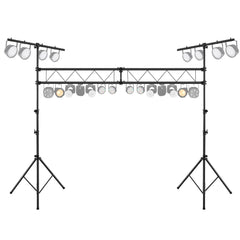 Tangkula Stage Lighting Stand, 14FT Lighting Truss System w/32 Lights Hold 220LBS Capacity