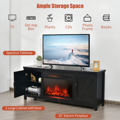 Fireplace TV Stand for TVs Up to 65 Inch