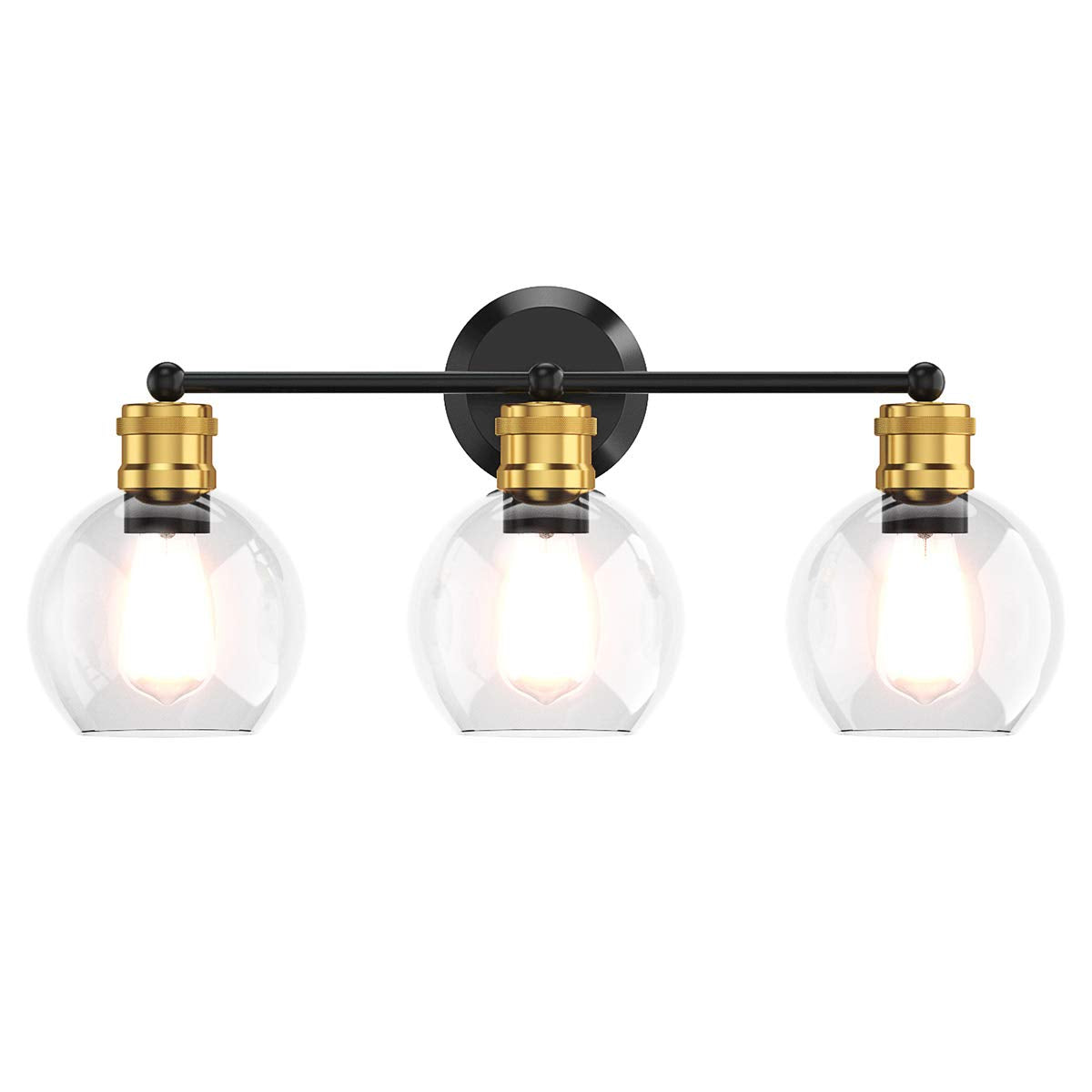 Tangkula Vintage 3 Light Vanity Wall Light