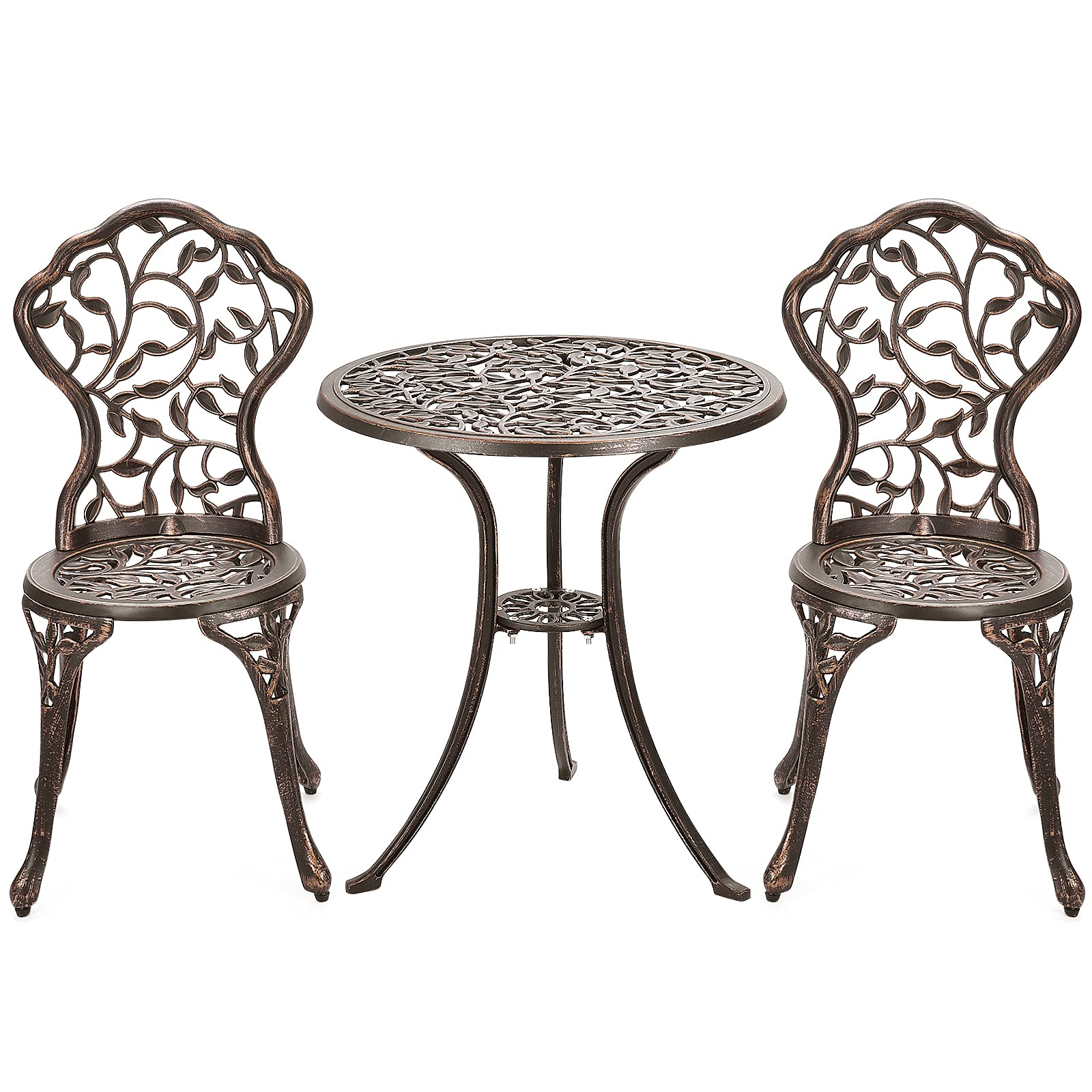 3 Pieces Outdoor Bistro Set, Patio Furniture Set