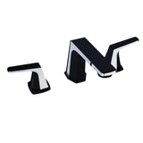 ANZZI Contemporary 8" Widespread Bathroom Faucet, 2-Handle Brass Construction, 1.2 GPM Water-Saving Aerator, Rhino-Alloy Certified, Various Finishes