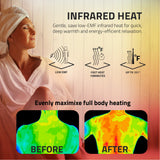 Curacao 3-Person Carbon FAR Infrared Hemlock Wooden Indoor Home Sauna Room with LED Touch Control Panel