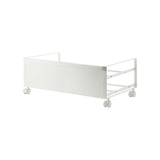 Rolling Shoe Rack (9" H)  - Steel