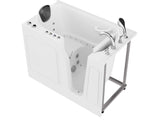 ANZZI Coupe Series 29 in. x 52 in. Quick Fill Walk-In Whirlpool and Air Tub with Powered Fast Drain in White
