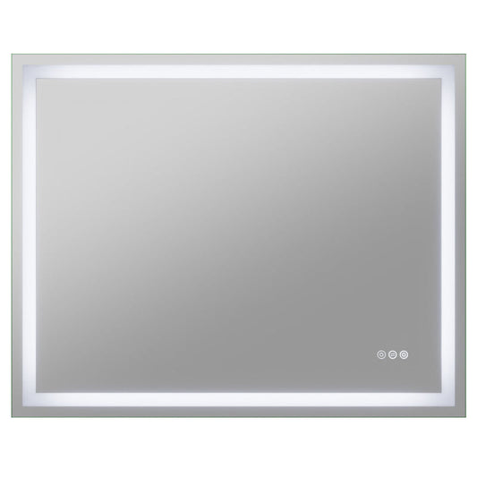 32-in. x 40-in. LED Front Lighting Bathroom Mirror with Defogger