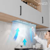 ANZZI 30-Inch 600 CFM 3-Speed Stainless Steel Convertible Residential Insert Range Hood with LED Lamp