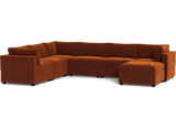 Kova Box Cushion Grand Corner + Ottoman