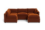 Kova Pillow Cushion L-Shape + Ottoman
