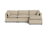 Kova Pillow Cushion Sofa 122" + Ottoman