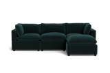 Kova Pillow Cushion Sofa 122" + Ottoman