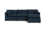 Kova Pillow Cushion Sofa 122" + Ottoman