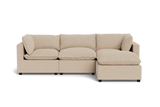 Kova Pillow Cushion Sofa 122" + Ottoman
