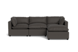 Kova Pillow Cushion Sofa 122" + Ottoman