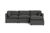 Kova Pillow Cushion Sofa 122" + Ottoman