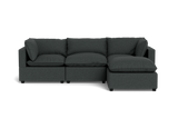 Kova Pillow Cushion Sofa 122" + Ottoman