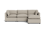 Kova Pillow Cushion Sofa 122" + Ottoman