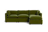 Kova Pillow Cushion Sofa 122" + Ottoman