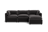 Kova Pillow Cushion Sofa 122" + Ottoman