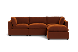 Kova Pillow Cushion Sofa 122" + Ottoman