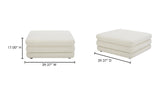 Lowtide Ottoman Warm White
