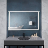 30-in. x 48-in. Frameless LED Front/Back Light Bathroom Mirror w/Defogger