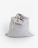 Linen laundry bag in Light gray
