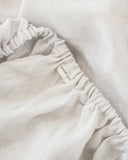 Light gray linen sheet set (4 pcs)