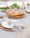 Light Gray Linen tablecloth