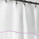 100% Linen Edge Embroidery Curtain (Set Of 2)