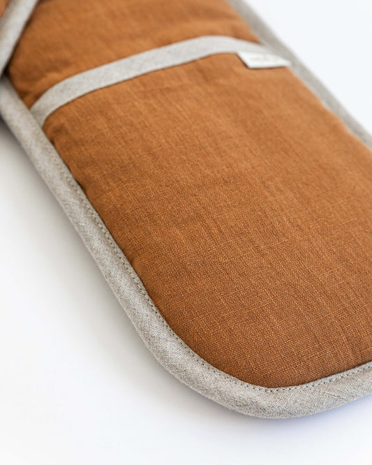 Double oven mitt (1 pcs) in Cinnamon