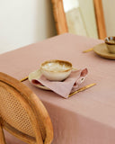 Woodrose linen napkin set of 2