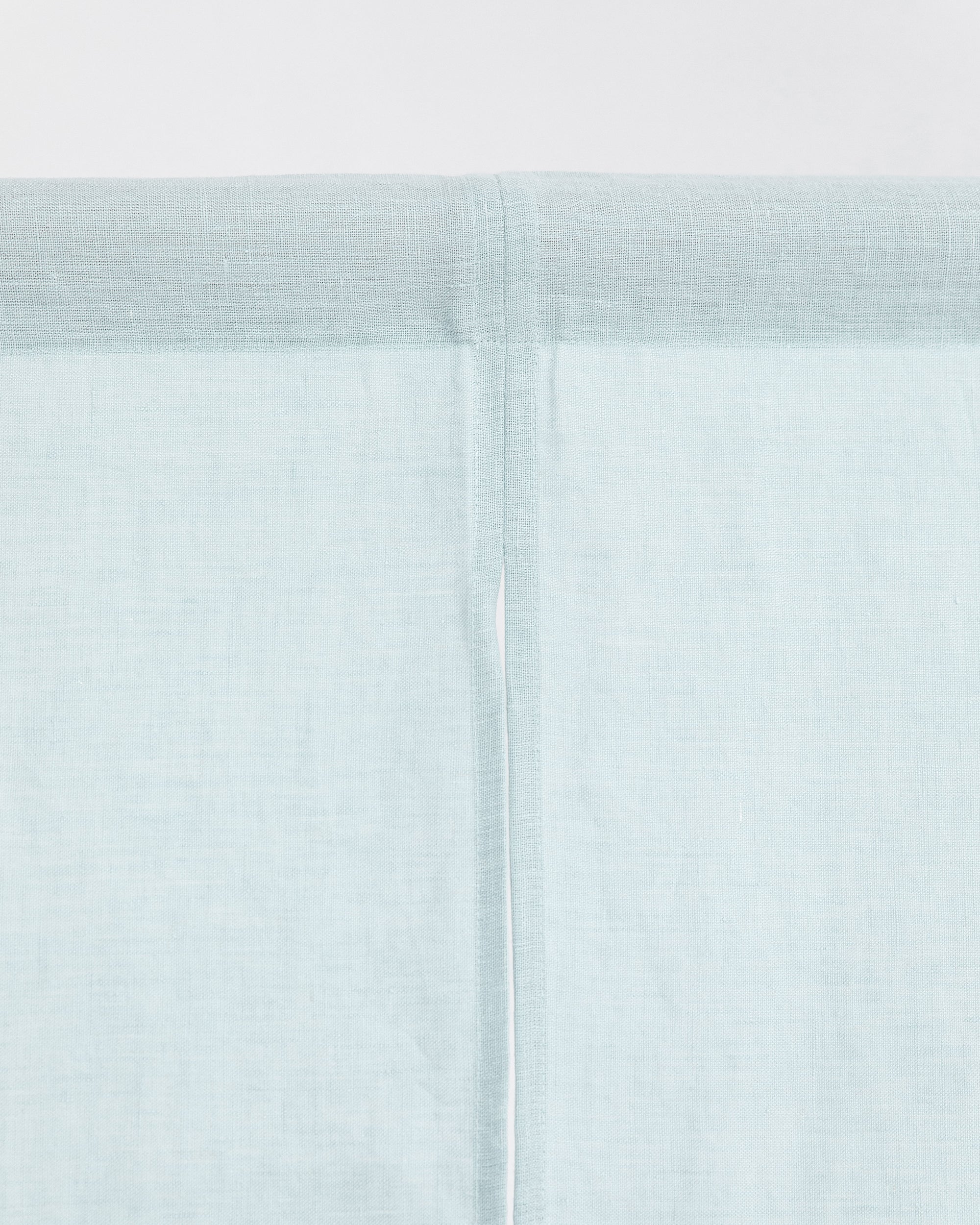 Linen noren curtains (1 pcs) in Dusty blue