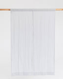 Linen noren curtains (1 pcs) in Light gray