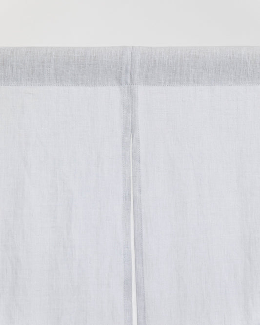 Linen noren curtains (1 pcs) in Light gray