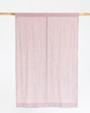 Linen noren curtains (1 pcs) in Woodrose