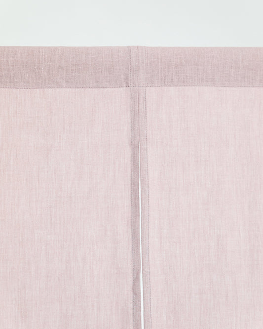 Linen noren curtains (1 pcs) in Woodrose