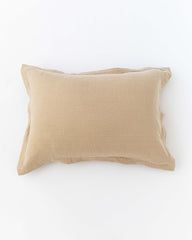 Linen pillow sham in Natural linen