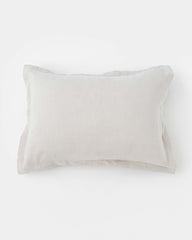 Linen pillow sham in Light gray