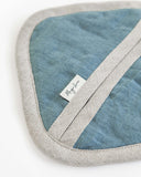 Linen pot-holder (1 pcs) in Gray blue