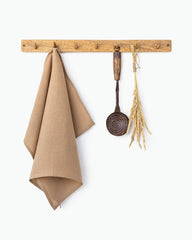 Linen tea towel in Latte