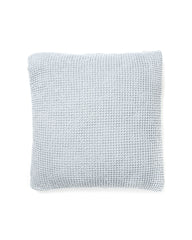 Waffle throw pillow cover in Light gray