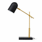 Lumora Table Lamp - Black outer - White inner